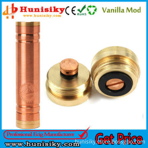 High Quality E Cig Mechanical Mod Copper Vanilla, 1:1 Clone